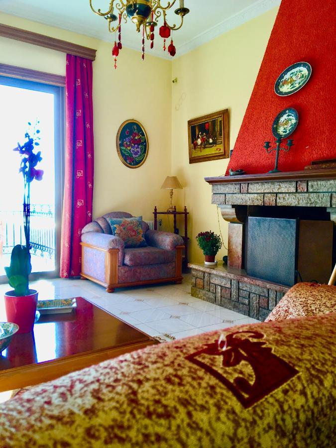 Delphi Celebrity V I P The Navel Of The Earth, Center-Delphi-Penthouse Galaxy&Sky Panoramic View, Harmony&Yoga Lägenhet Exteriör bild