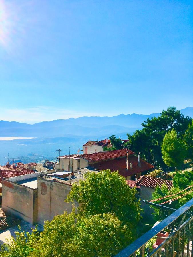 Delphi Celebrity V I P The Navel Of The Earth, Center-Delphi-Penthouse Galaxy&Sky Panoramic View, Harmony&Yoga Lägenhet Exteriör bild